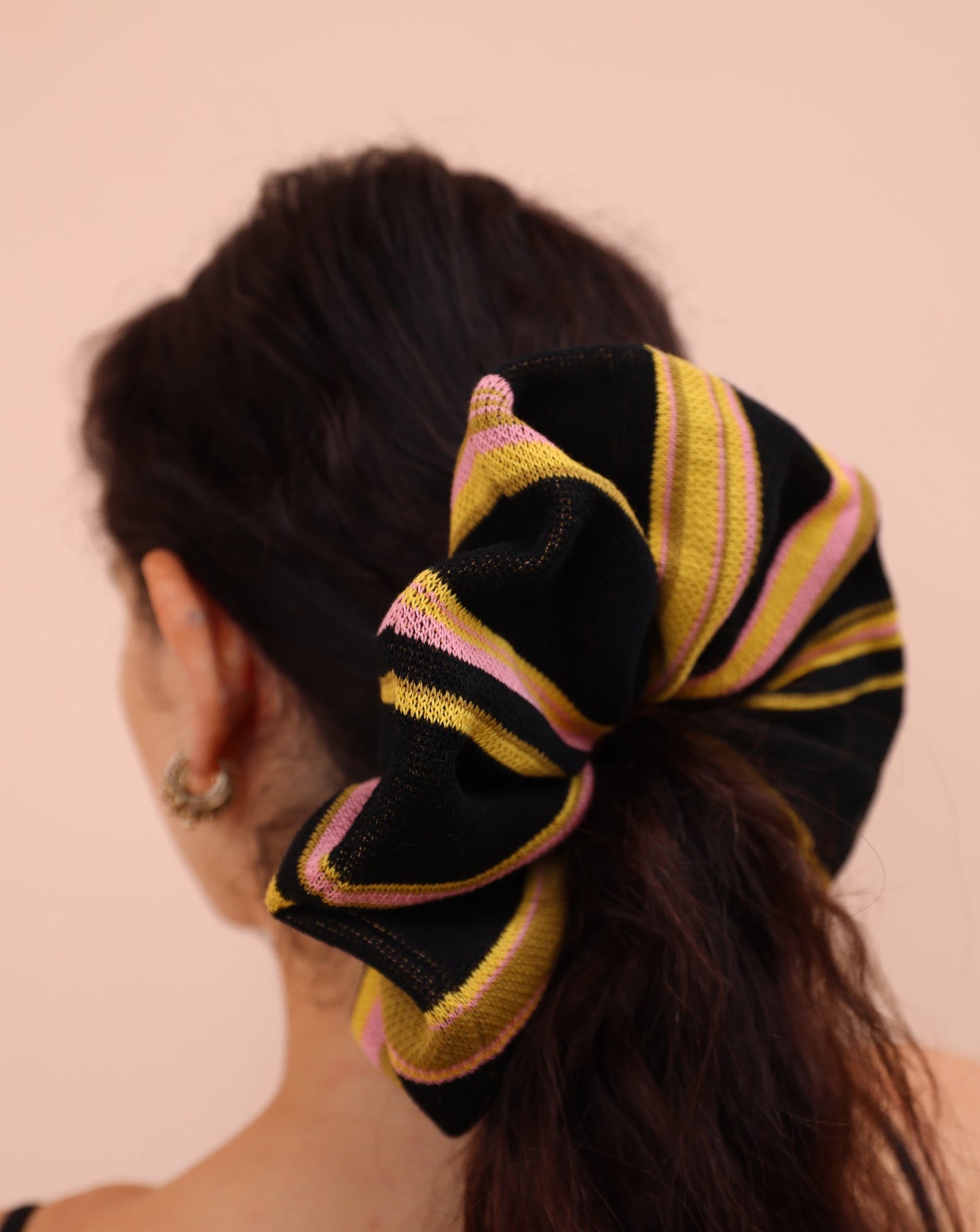 Swirl Scrunchie - Liquorice