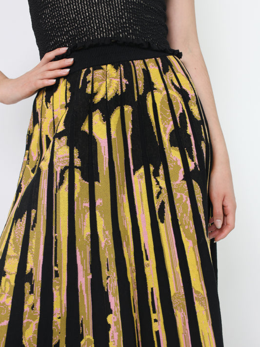Flower Melt Skirt - Liquorice