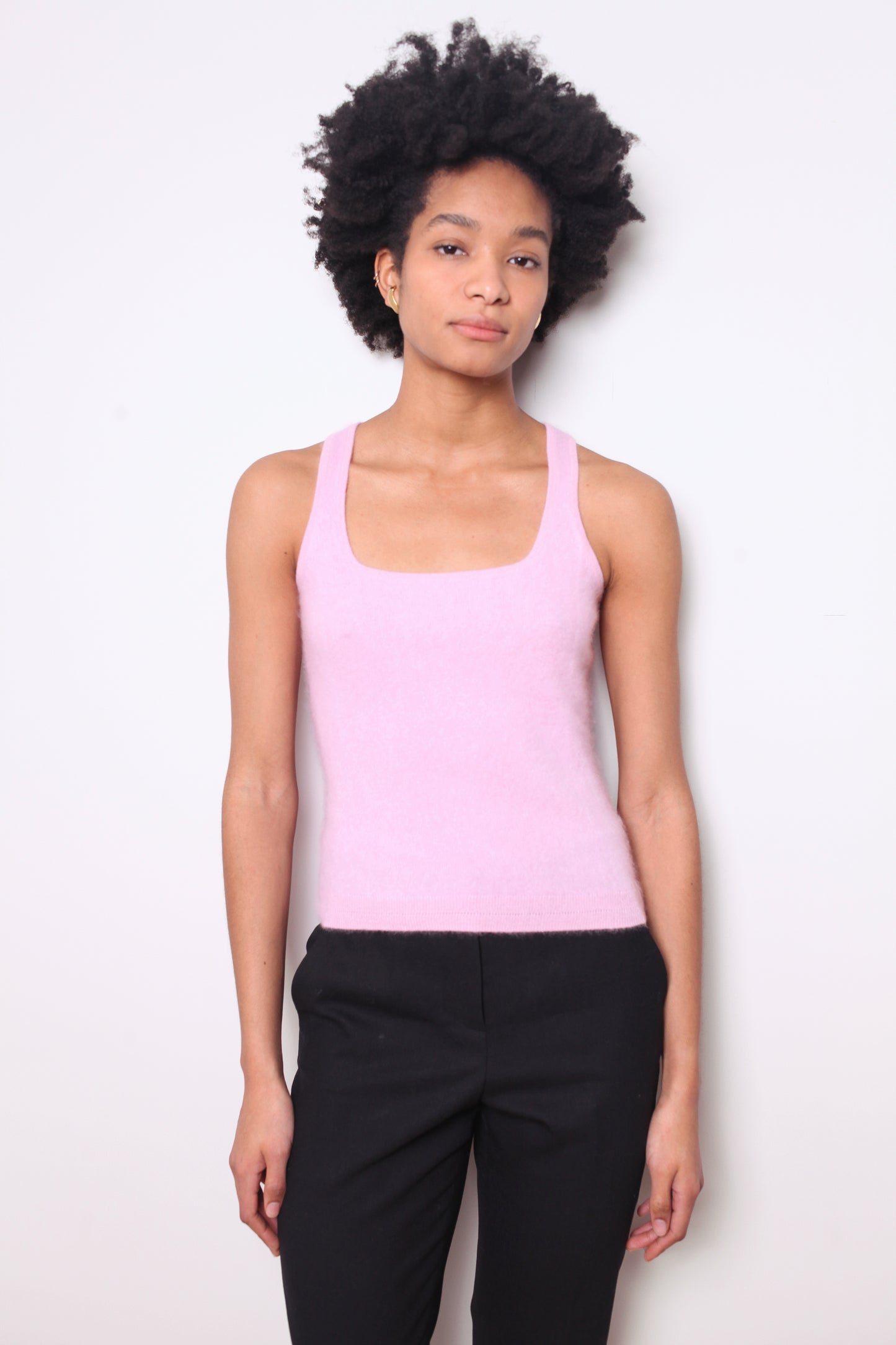 Jupiter Cashmere Tank - Candy