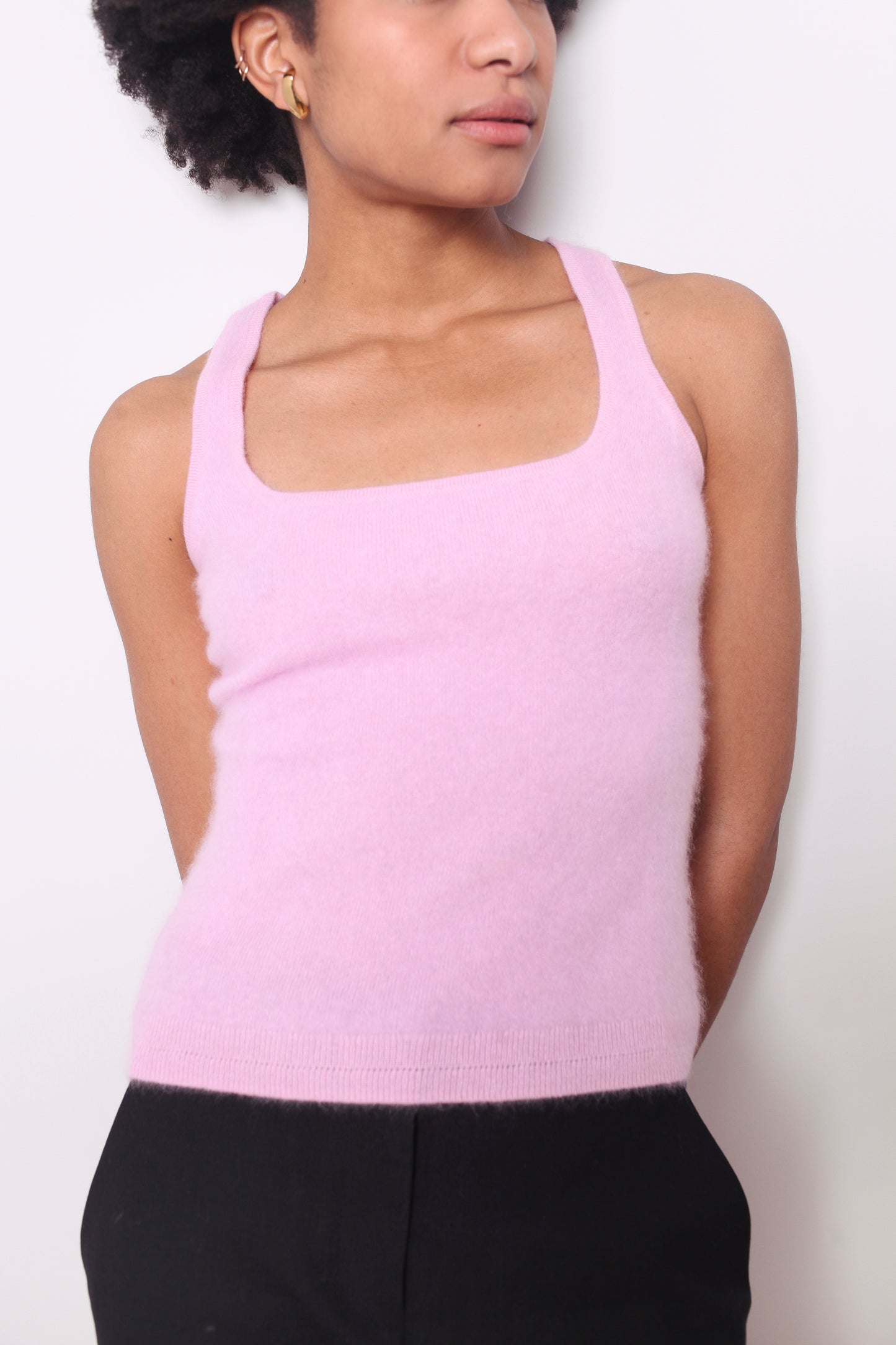Jupiter Cashmere Tank - Candy