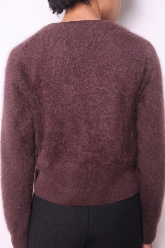 Jupiter Cashmere Cardigan - Damson