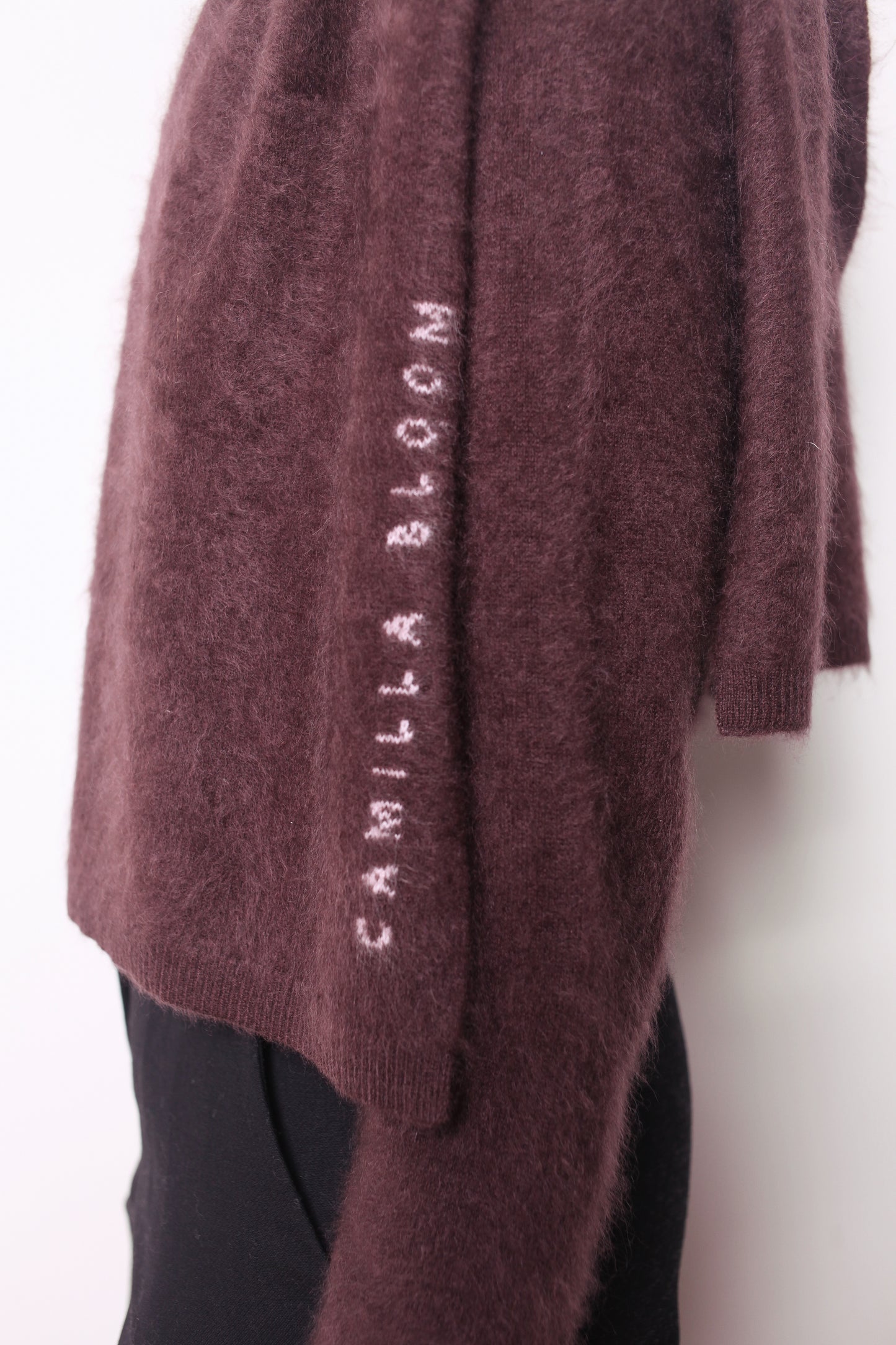 Jupiter Cashmere Scarf - Damson