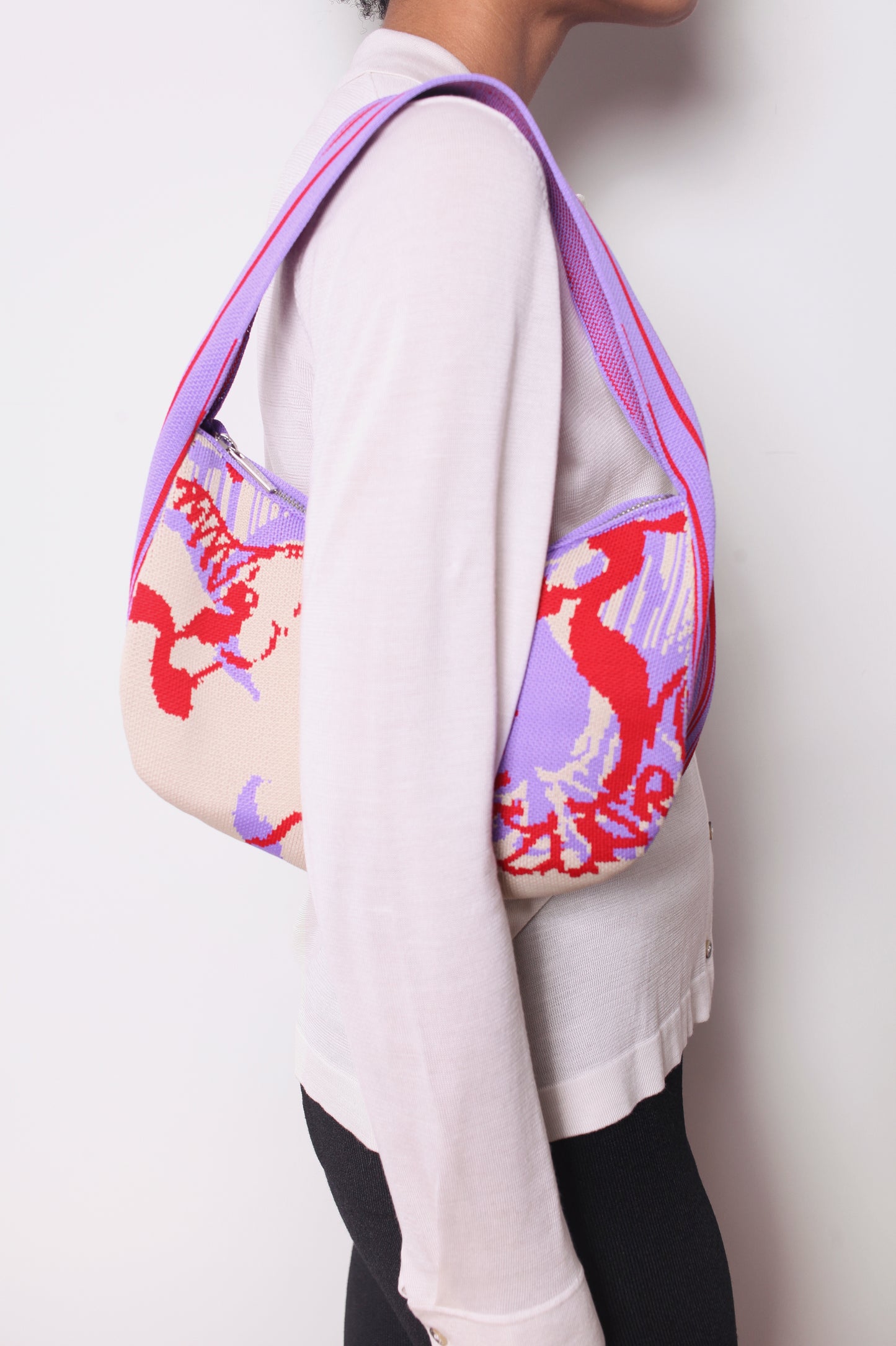 Pixel Baby Bag - Violet