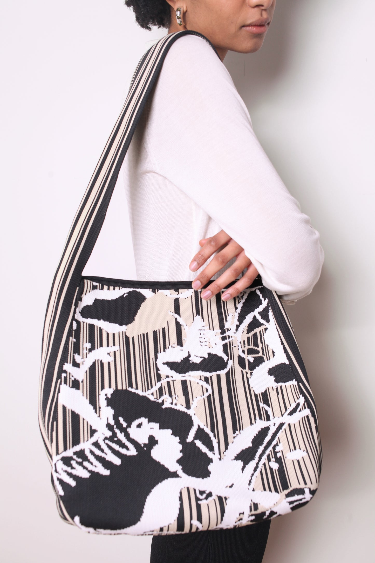 Pixel Medium Bag - Monochrome