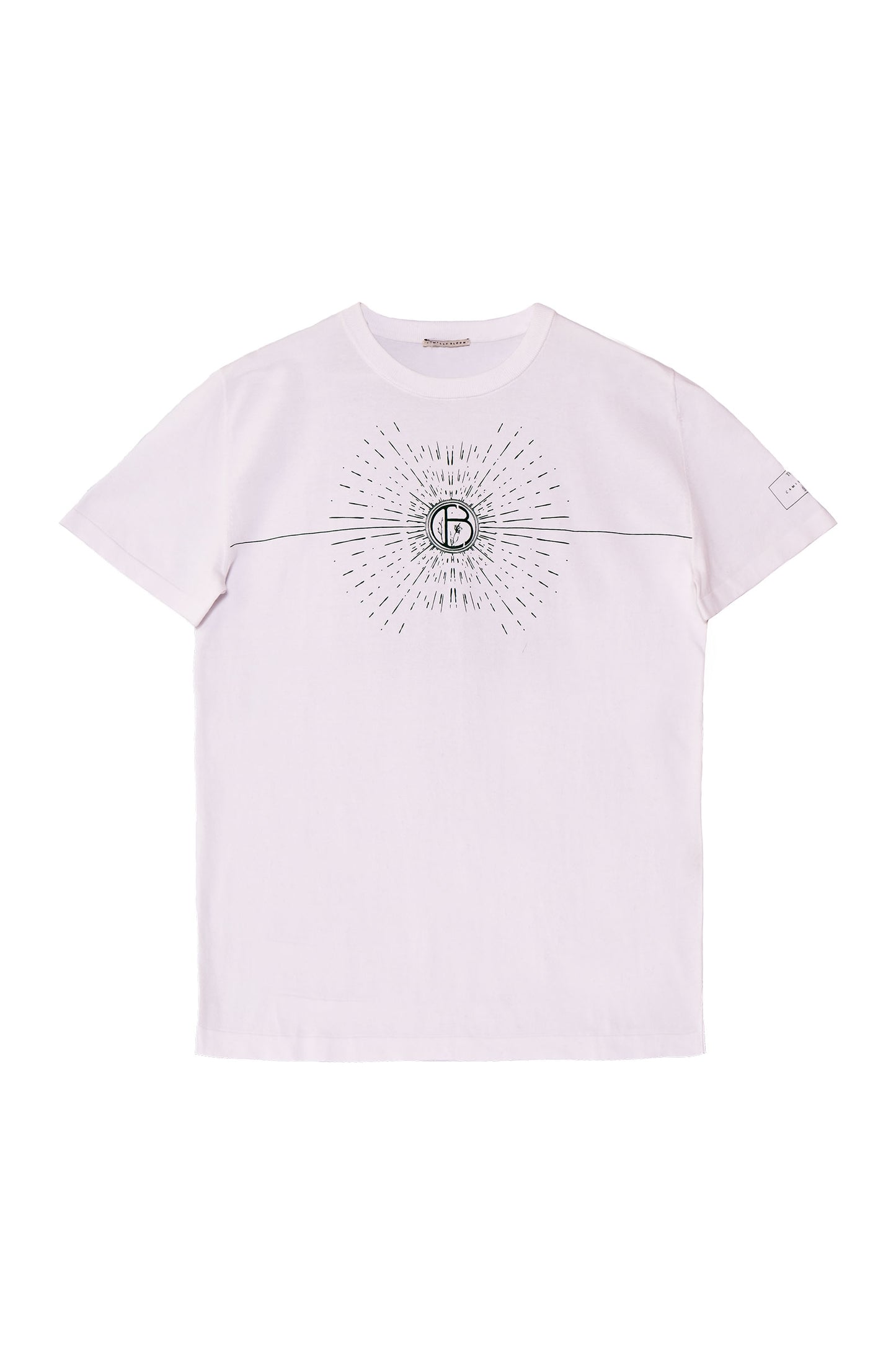 Printed Tee - White & Green