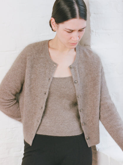 Jupiter Cardigan - Mushroom