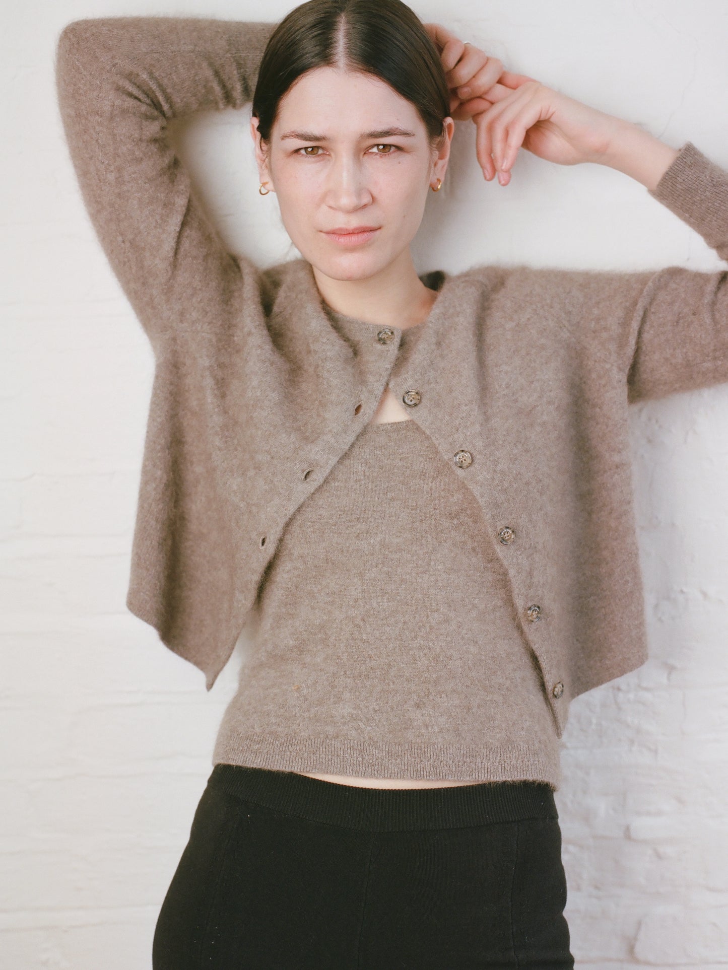 Jupiter Cardigan - Mushroom