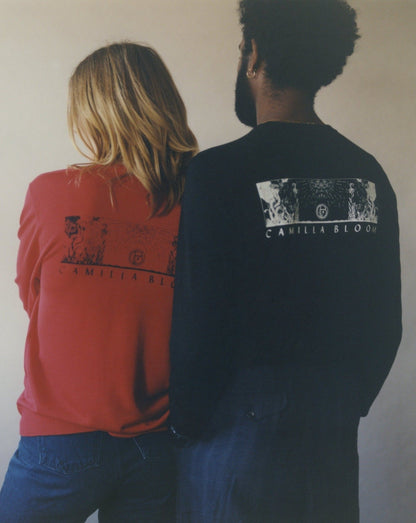 Printed Long Sleeve - Red & Black